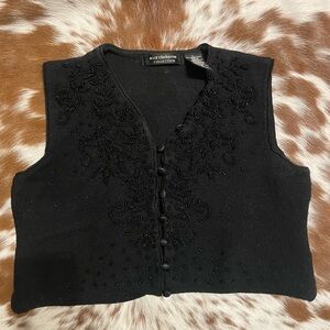 Liz Claiborne Black Knit Top